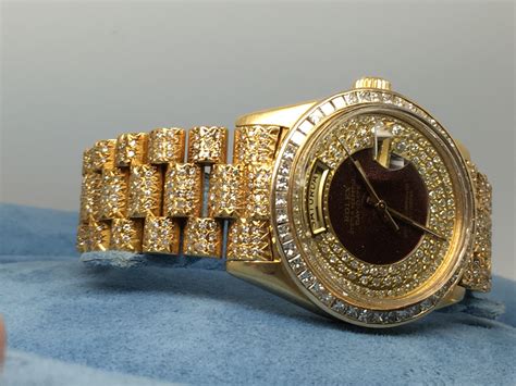 diamond encrusted rolex watch|rolex diamond watch price.